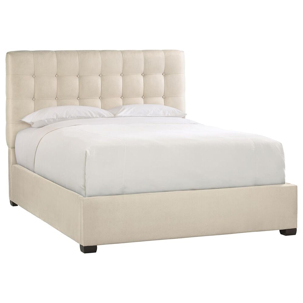Bernhardt Avery King Upholstered Panel Bed in Cream, , large