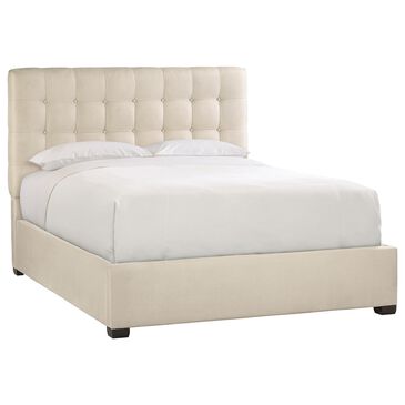 Bernhardt Avery King Upholstered Panel Bed in Cream, , large