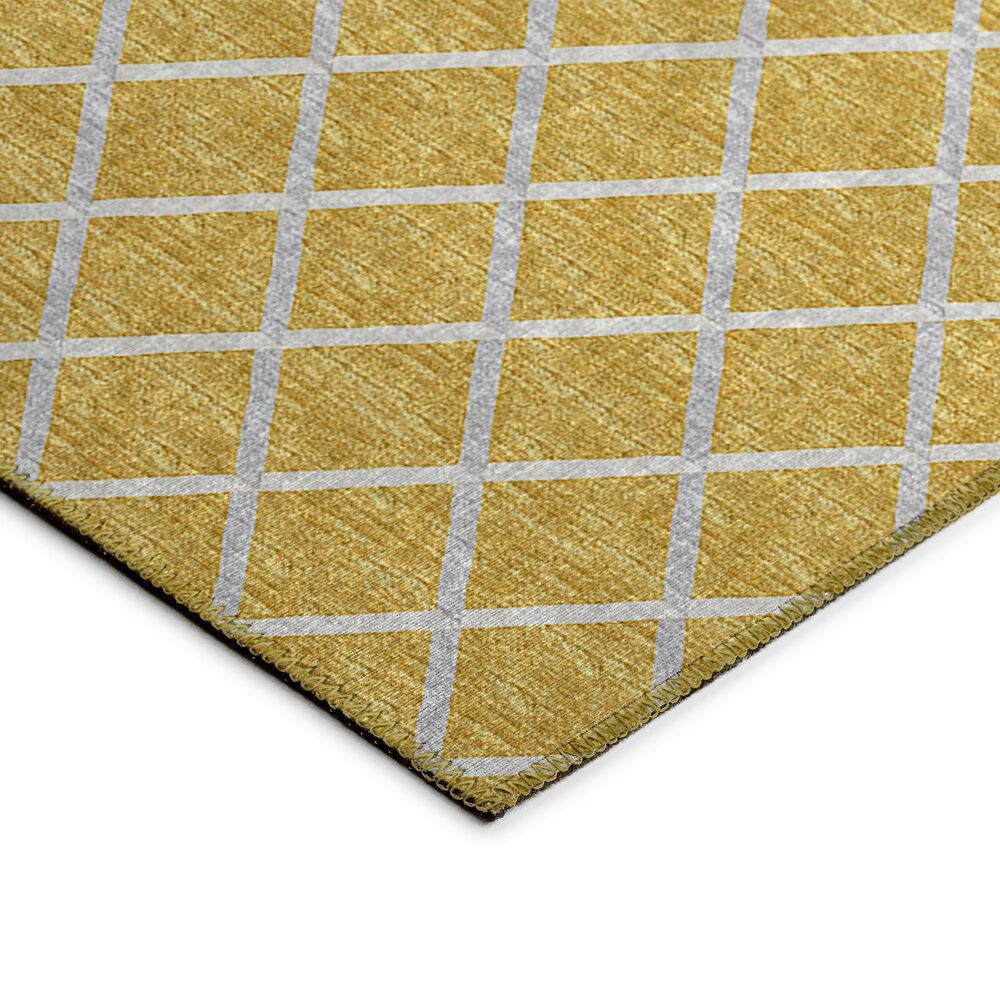 Dalyn Rug Company York 1&#39;8&quot; x 2&#39;6&quot; Gold Indoor/Outdoor Area Rug, , large