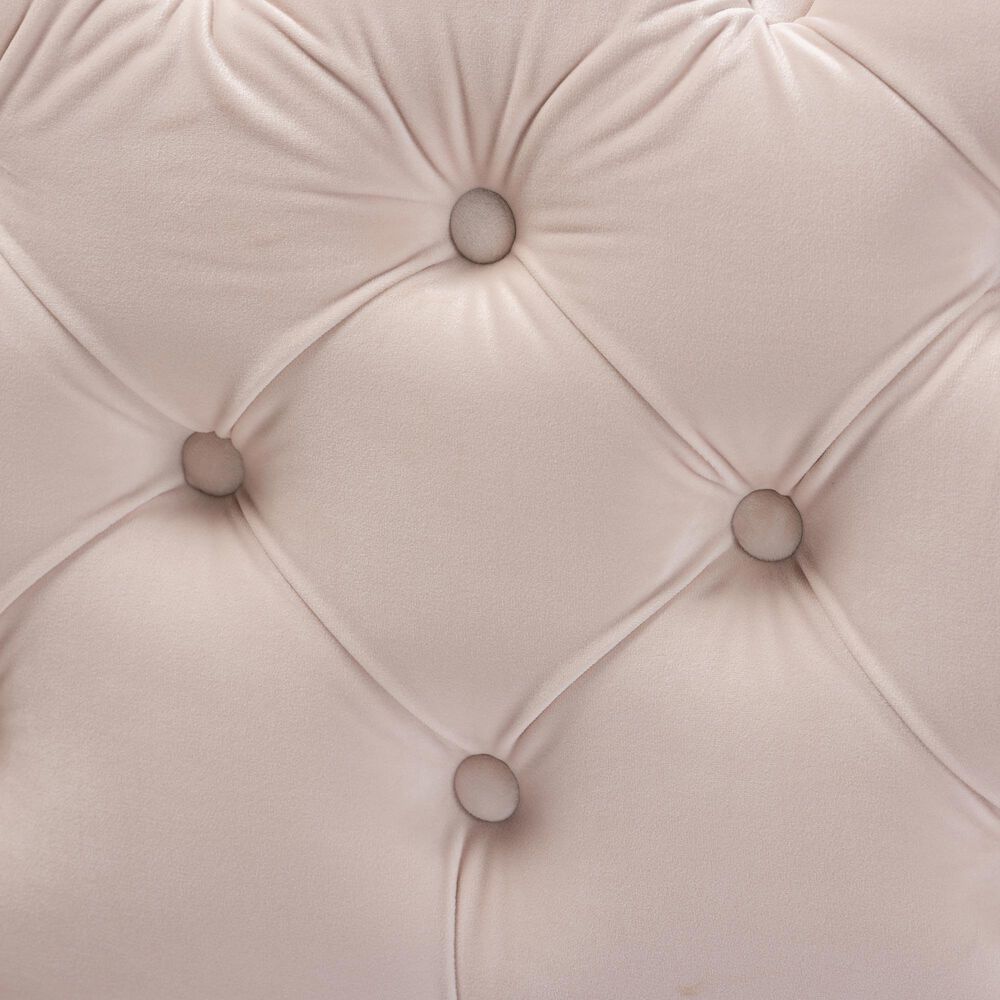 Baxton Studio Avara Bench Ottoman in Light Beige, , large