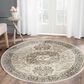 Amer Rugs Alpine 7"10" Round Light Beige Area Rug, , large