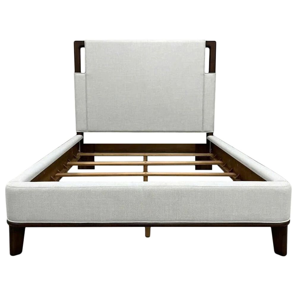 Riverside Furniture Delia 4-Piece Queen Panel Bedroom Set in Nouveau Walnut, , large