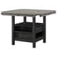 Crown Mark 7-Piece Dining Set in Black and Grey, , large