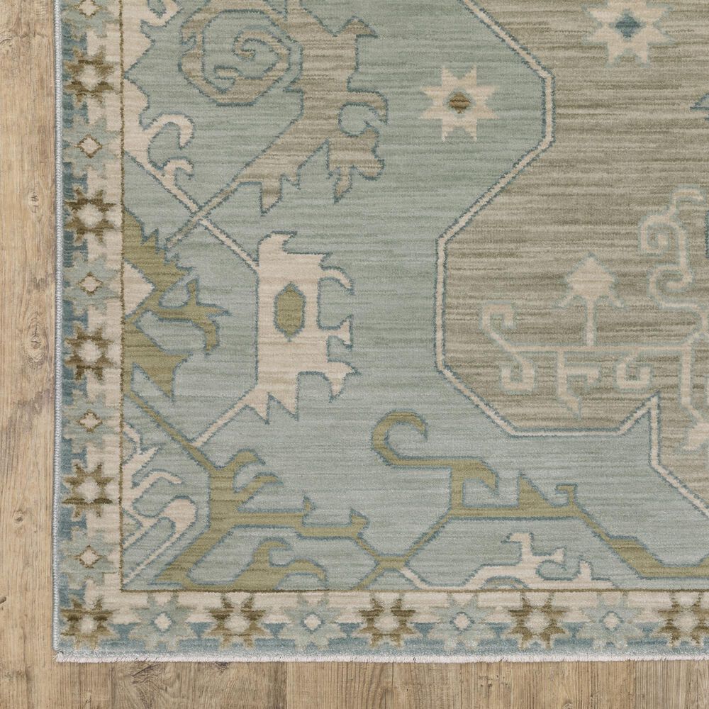 Oriental Weavers Maeve MAE12 Grey and Blue 5&#39;3&quot; x 7&#39;6&quot; Area Rug, , large