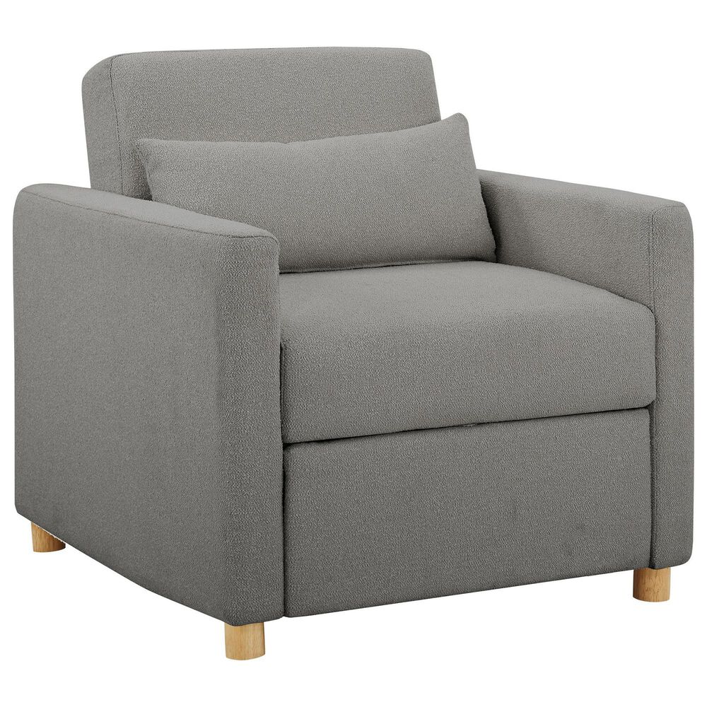 Lifestyle Solutions Conley Convertible Chair in Grey, , large