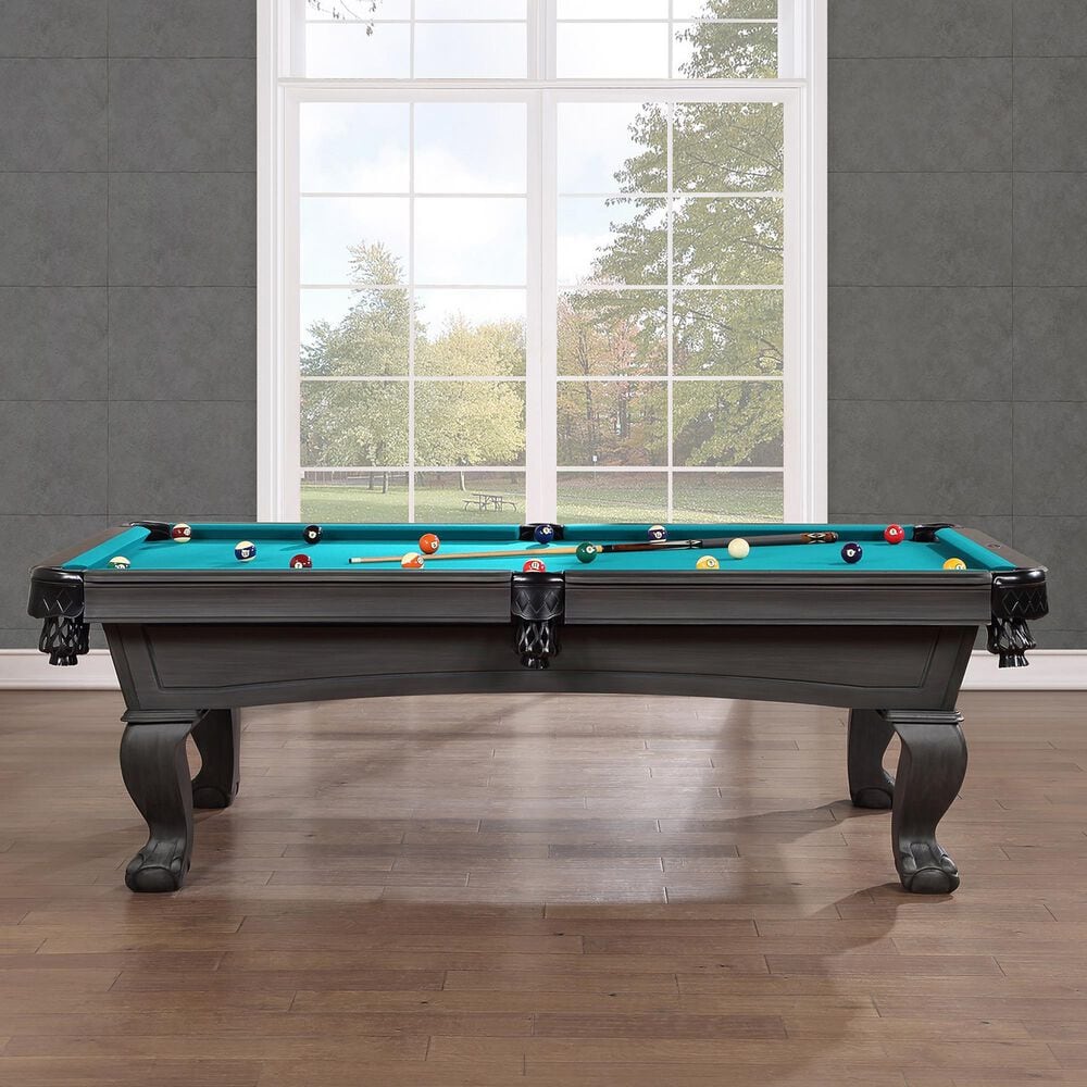 Imperial 8&#39;pool Table with Accessories in Black, , large