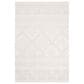 Safavieh Micro-Loop Southwestern 4" x 6" Gray and Ivory Area Rug, , large