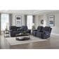 HomeStretch Showtime Power Reclining Sofa with Drop Down Table in Graphite, , large