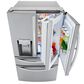 LG 23 Cu. Ft. Smart Wi-Fi Enabled Counter-Depth Refrigerator with Craft Ice Maker - Stainless Steel, , large