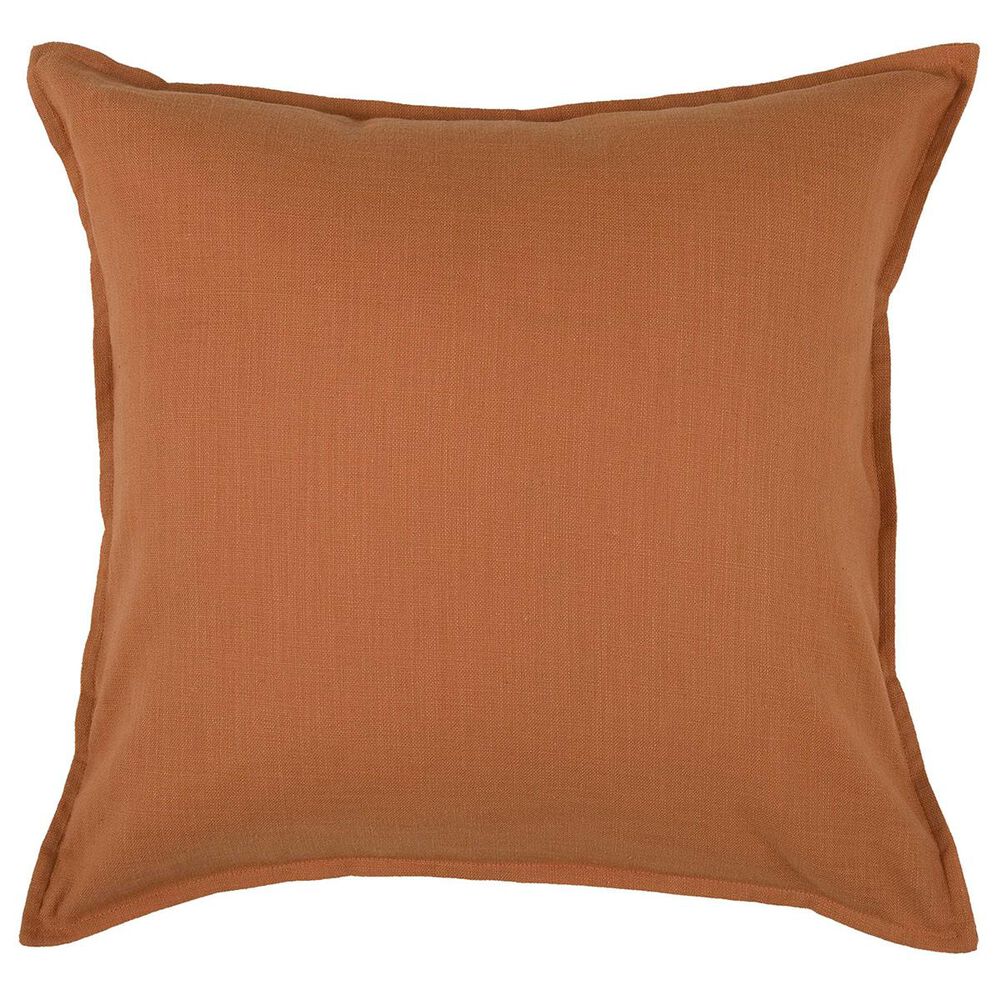 Rizzy Home 20" x 20" Down Pillow in Solid Orange, , large