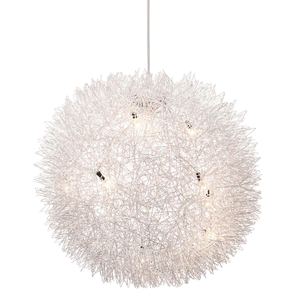 Zuo Modern Warp Ceiling Lamp in Silver, , large