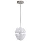 Golden Lighting Glacier 2-Light Pendant in Polished Nickel, , large