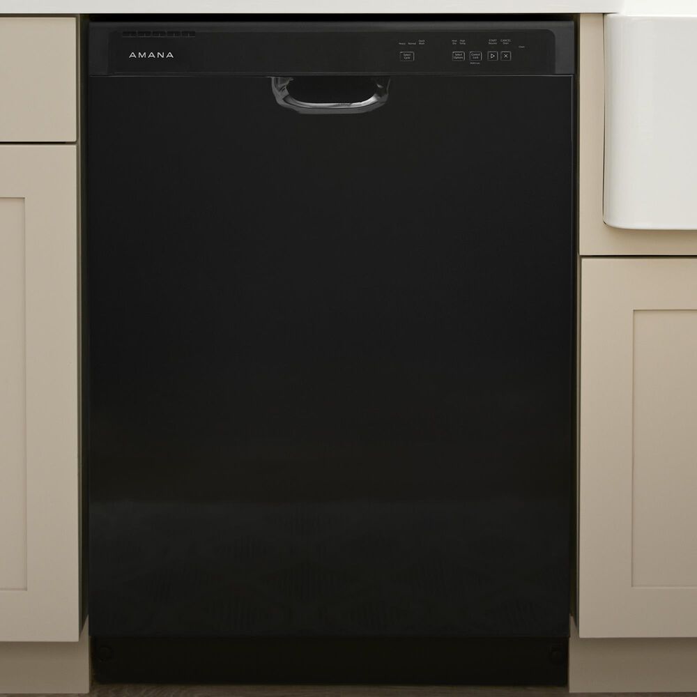 Amana 24&quot; Built-In Dishwasher with Midnight Interior in Black, , large
