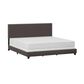 Richlands Furniture Willow King Upholstered Panel Bed in Charcoal, , large