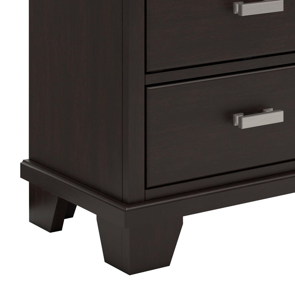 Ashley Covetown 5-Piece Cal King Bedroom Set in Dark Brown, , large