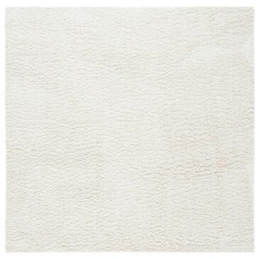 Safavieh August Shag AUG900C 3" Square Ivory Area Rug, , large