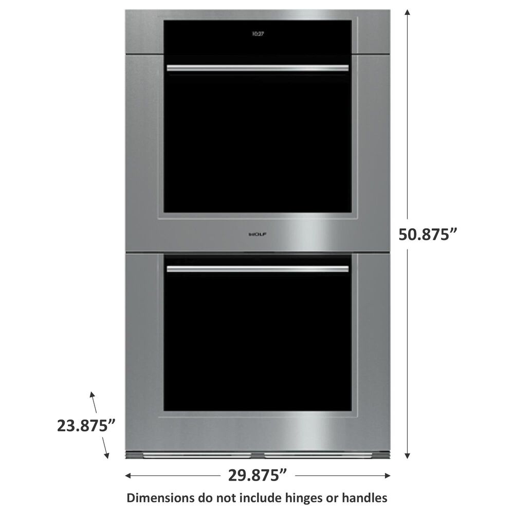 Wolf 30&quot; M Series Transitional Built-In Double Electric Wall Oven with Convection in Stainless Steel, , large