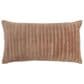 Rizzy Home 14" x 26" Striped Down Filled Lumbar Pillow in Cocoa, , large