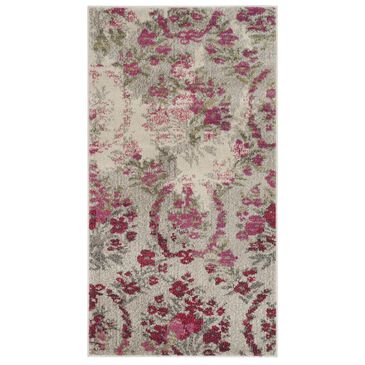 Safavieh Monaco MNC205R 2"2" x 4" Ivory and Pink Scatter Rug, , large
