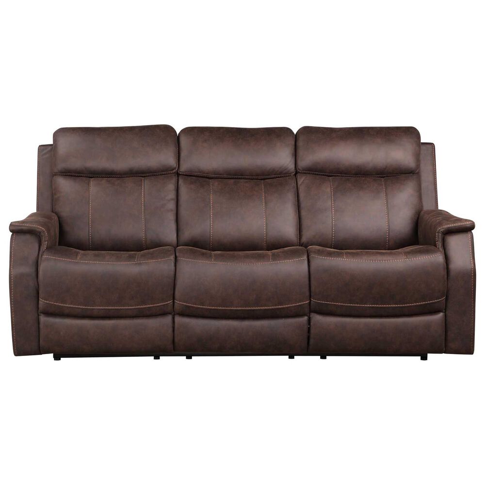 Steve Silver Valencia Power/Power Recliner Sofa in Walnut, , large