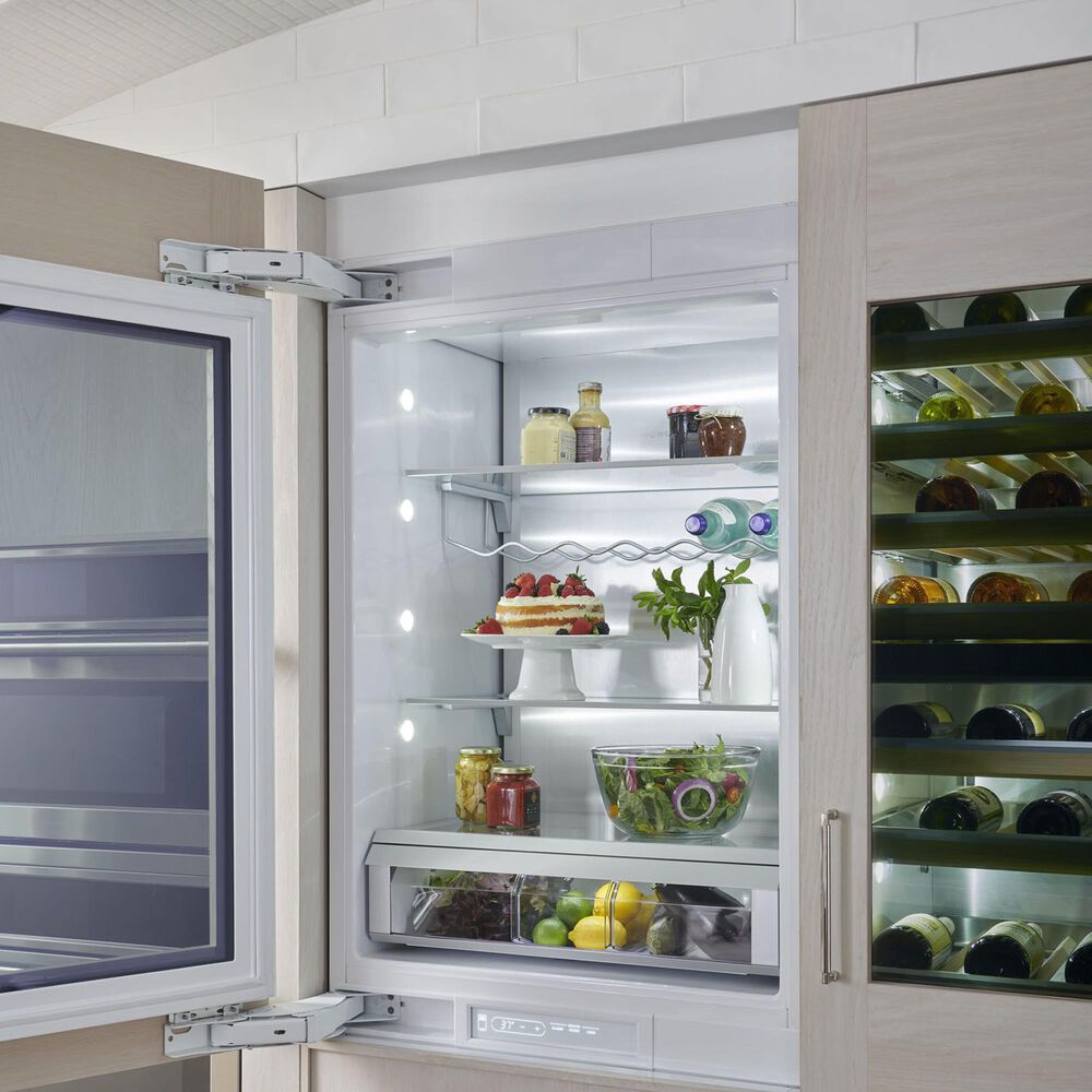 Monogram 30&quot; Integrated Glass Door Refrigerator for Single or Dual Installation, , large