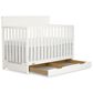 Evolur Meadowbrook 4-In-1 Convertible Crib with Drawer in Cannolia Cream, , large