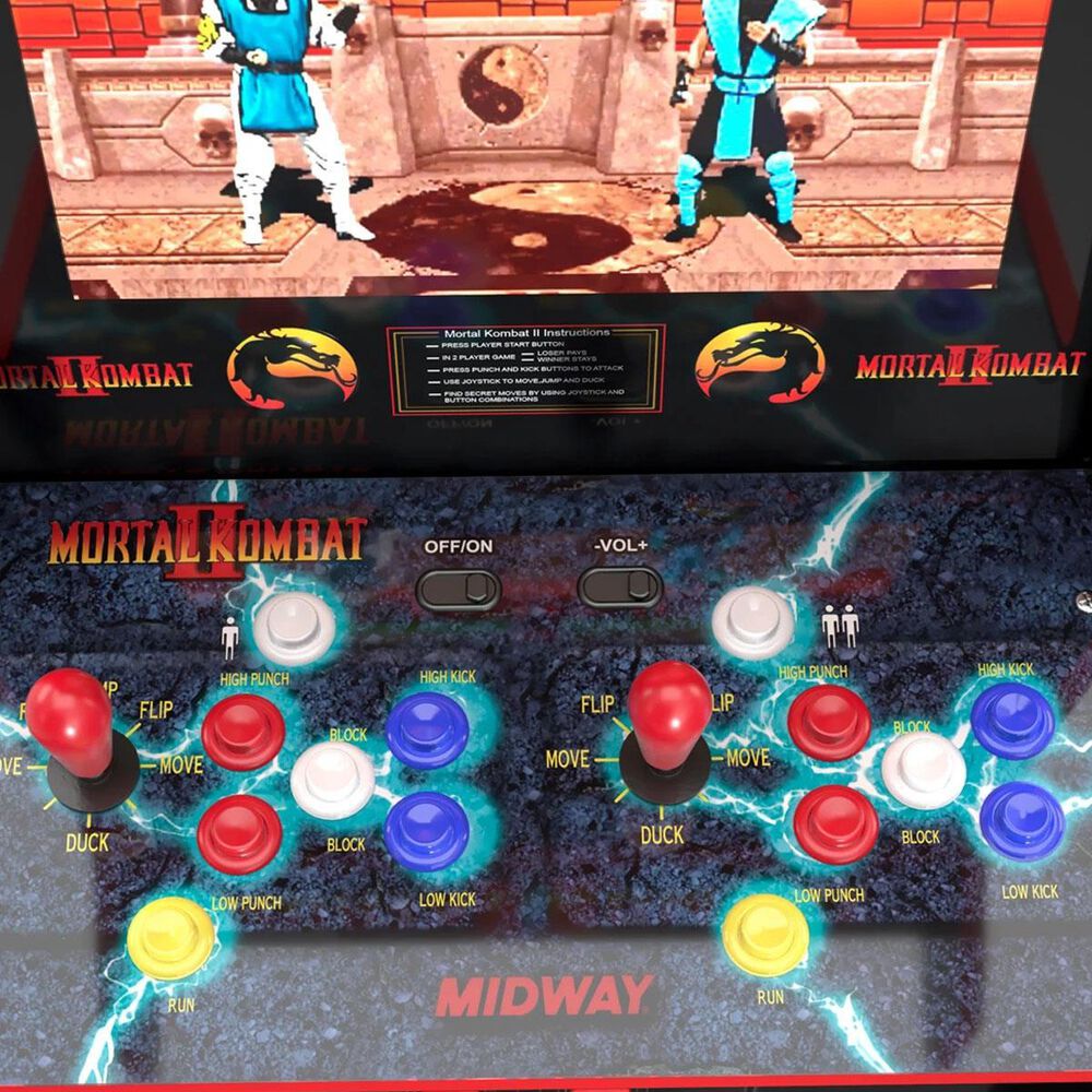 Arcade1up Mortal Kombat II: Midway Legacy Edition Arcade Game with Riser, , large