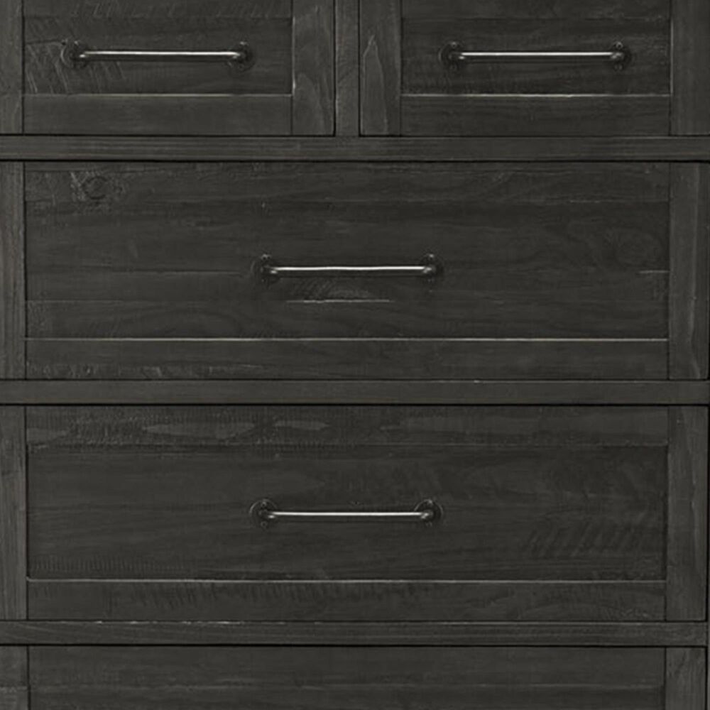 A-America Sun Valley 5 Drawer Chest in Charcoal, , large