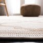 Safavieh Bermuda 5" Square Ivory and Beige Indoor/Outdoor Area Performance Rug, , large