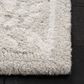 Safavieh Micro-Loop Damask 2"3" x 7" Silver and Ivory Runner, , large