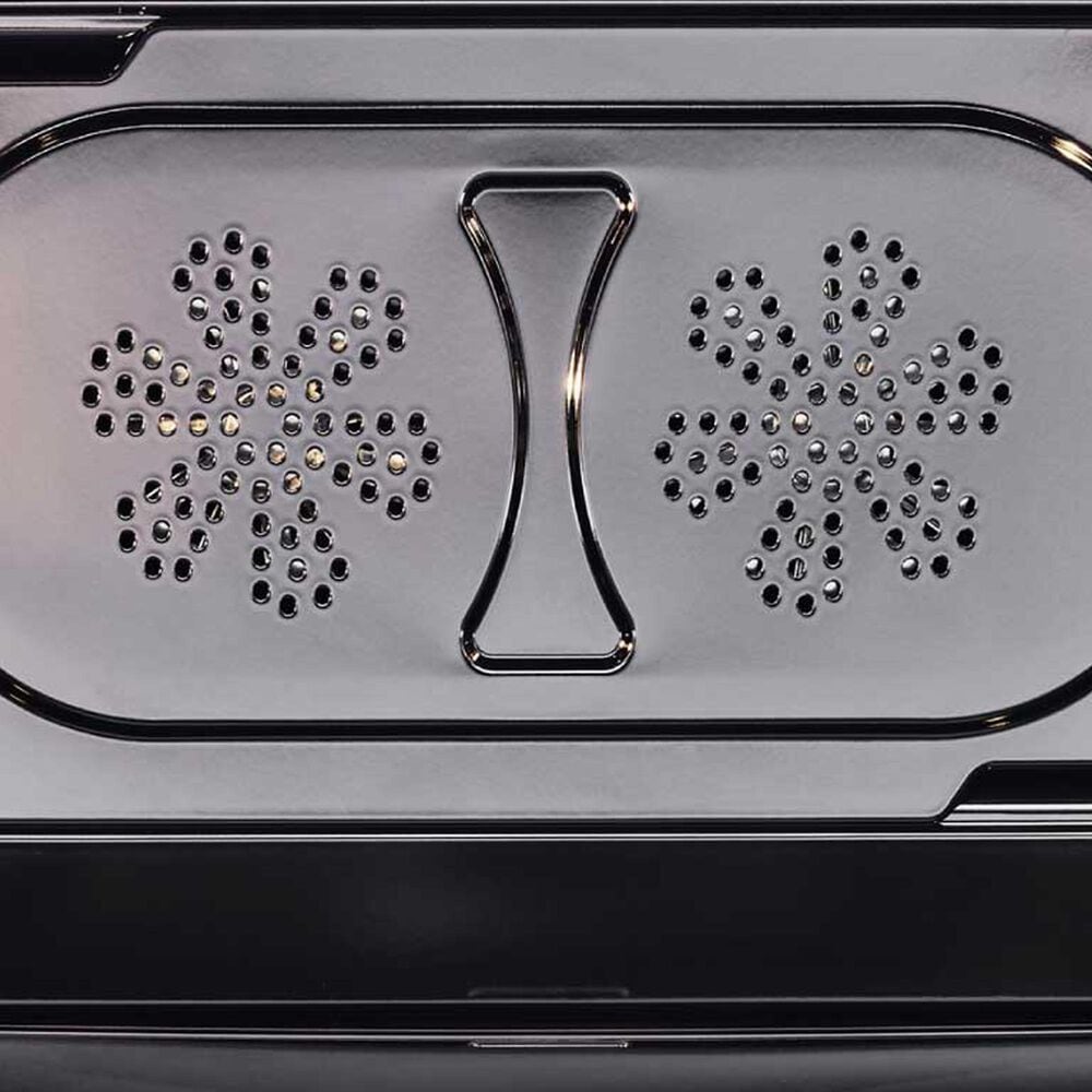 Bertazzoni Heritage Series 36" Dual Fuel Range with 6 Brass Burner in Stainless Steel and Gold, , large