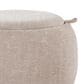 Lumisource Tray Storage Pouf in Light Brown, , large