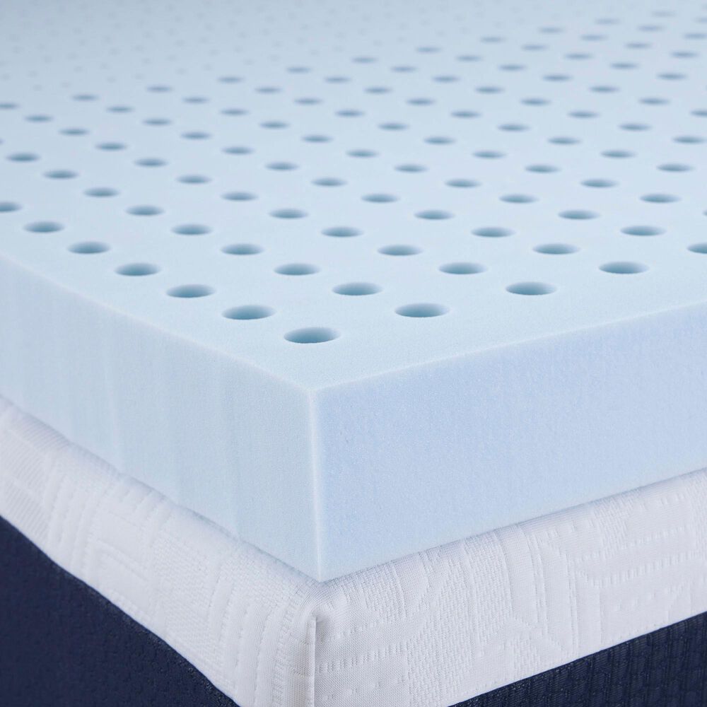 Carpenter Company 3" Foam and Fiber Queen Mattress Topper, , large