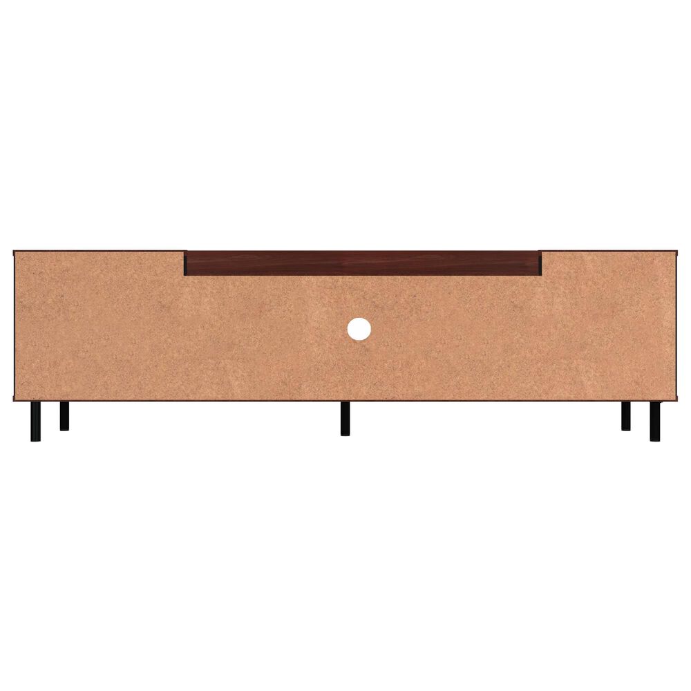 Dayton Mosholu 66&quot; TV Stand in Black and Nut Brown, , large