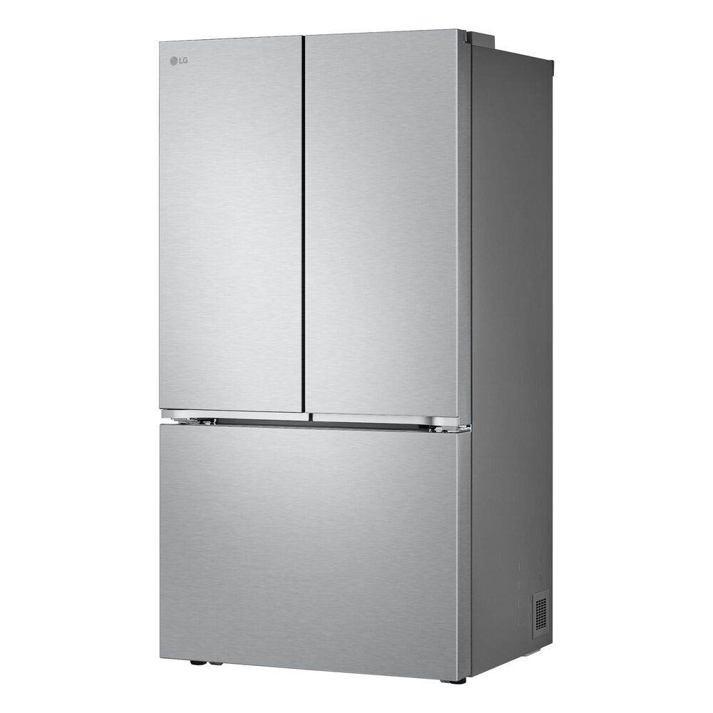 LG 25.1 Cu. Ft. Counter-Depth 3-Door French Door Refrigerator in Printproof Stainless Steel, , large