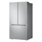 LG 25.1 Cu. Ft. Counter-Depth 3-Door French Door Refrigerator in Printproof Stainless Steel, , large