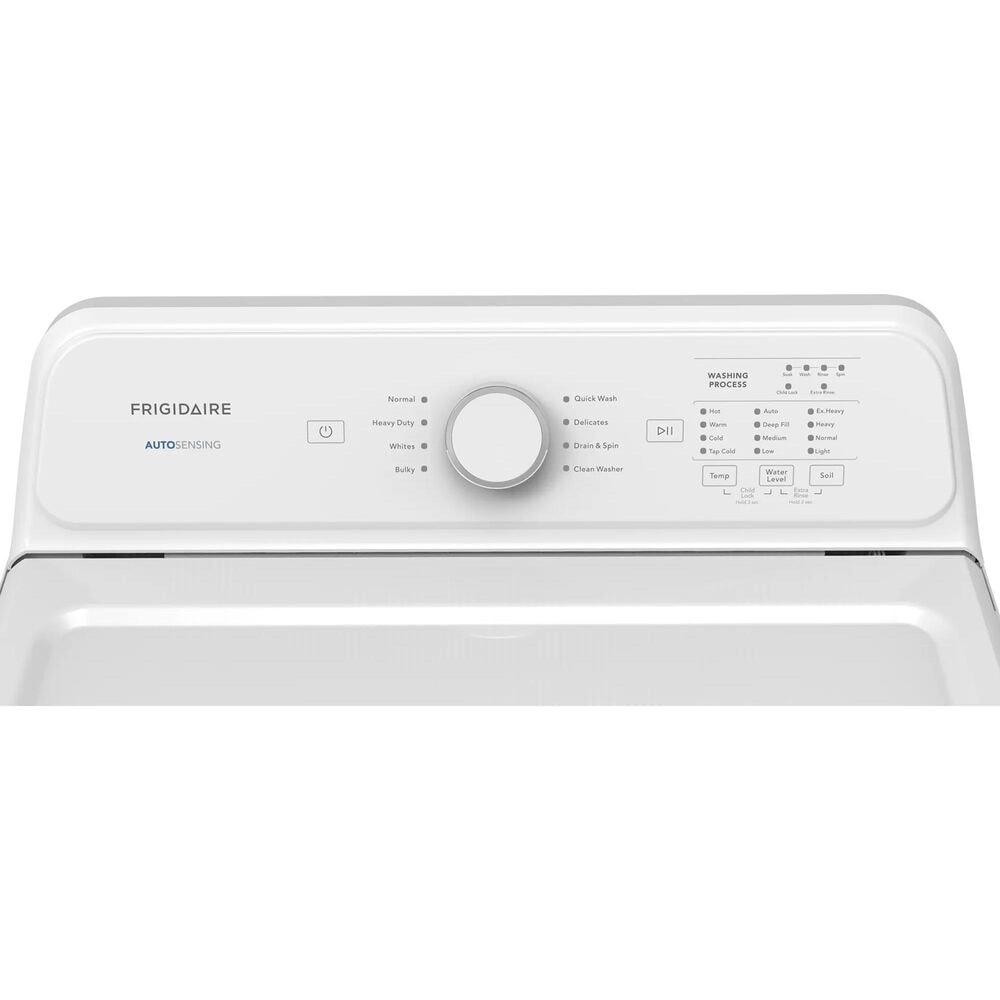 Frigidaire 4.1 Cu. Ft. Top Load Washer and 7 Cu. Ft. Gas Dryer Laundry Pair in White, , large