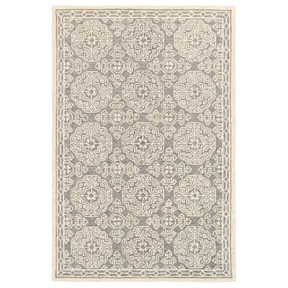 Surya Granada GND-2304 2' x 3' Medium Gray, Beige and Charcoal Scatter Rug, , large