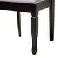 Baxton Studio Reneau Side Chair with Gray Cushion in Espresso Brown (Set of 4), , large