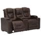 Ashley Owner"s Box Power Reclining Loveseat with Console in Thyme, , large