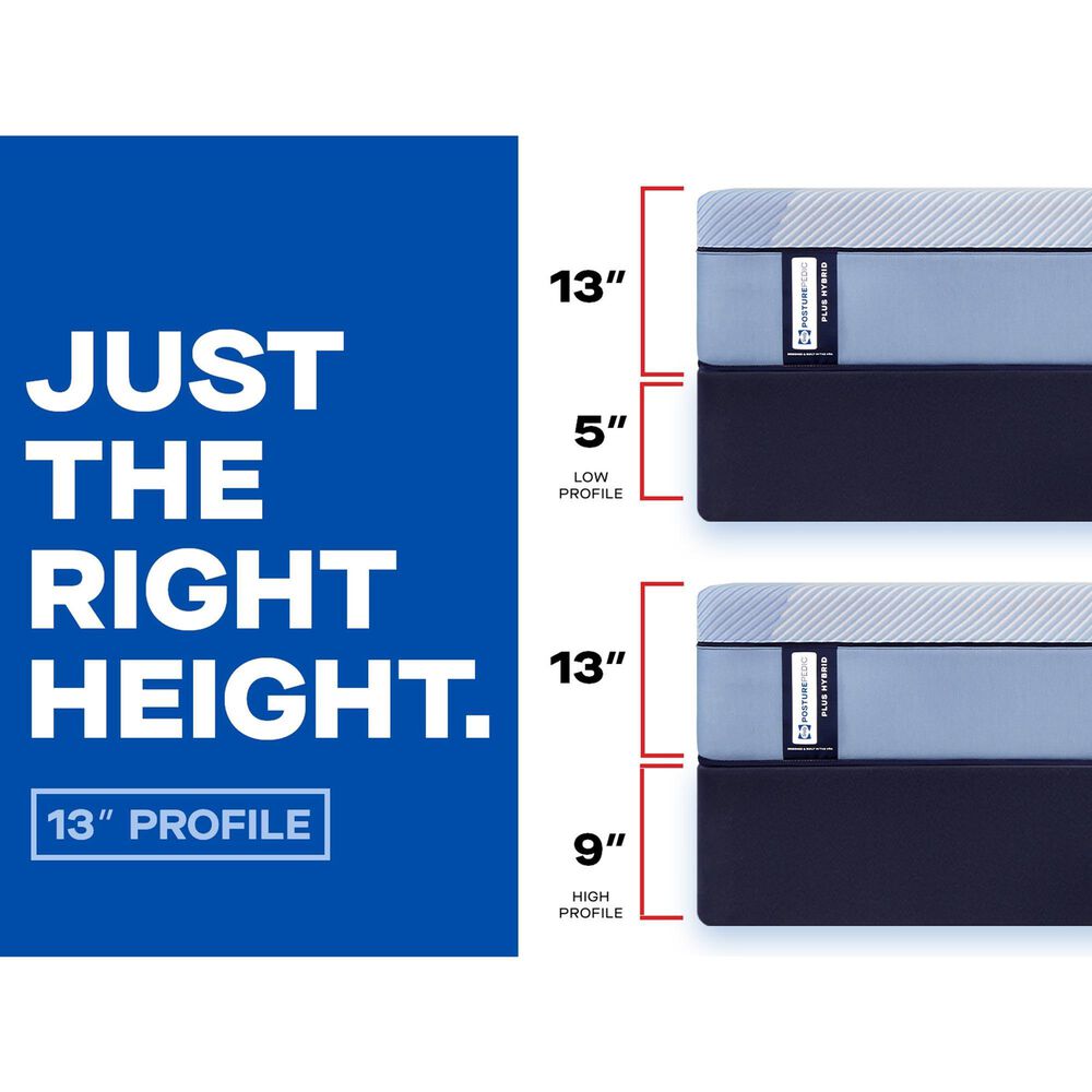 Sealy Newgard Soft Hybrid Twin Mattress with High Profile Box Spring, , large