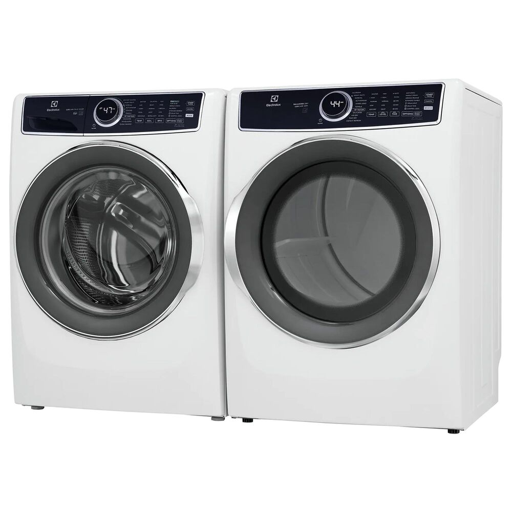 Electrolux 4.5 Cu. Ft. Front Load Washer and 8 Cu. Ft. Gas Dryer Laundry Pair in White, , large