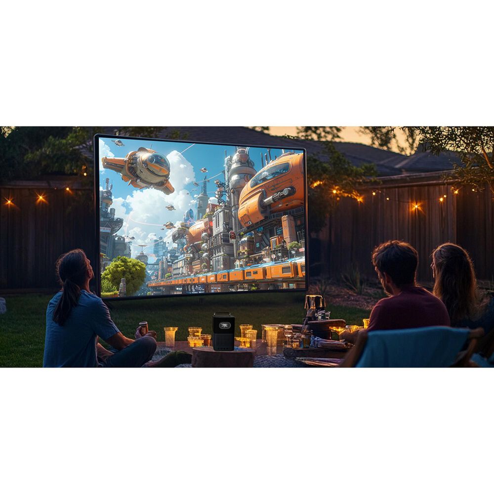 TCL Portable 1080p FHD Smart Front Projector in Black, , large