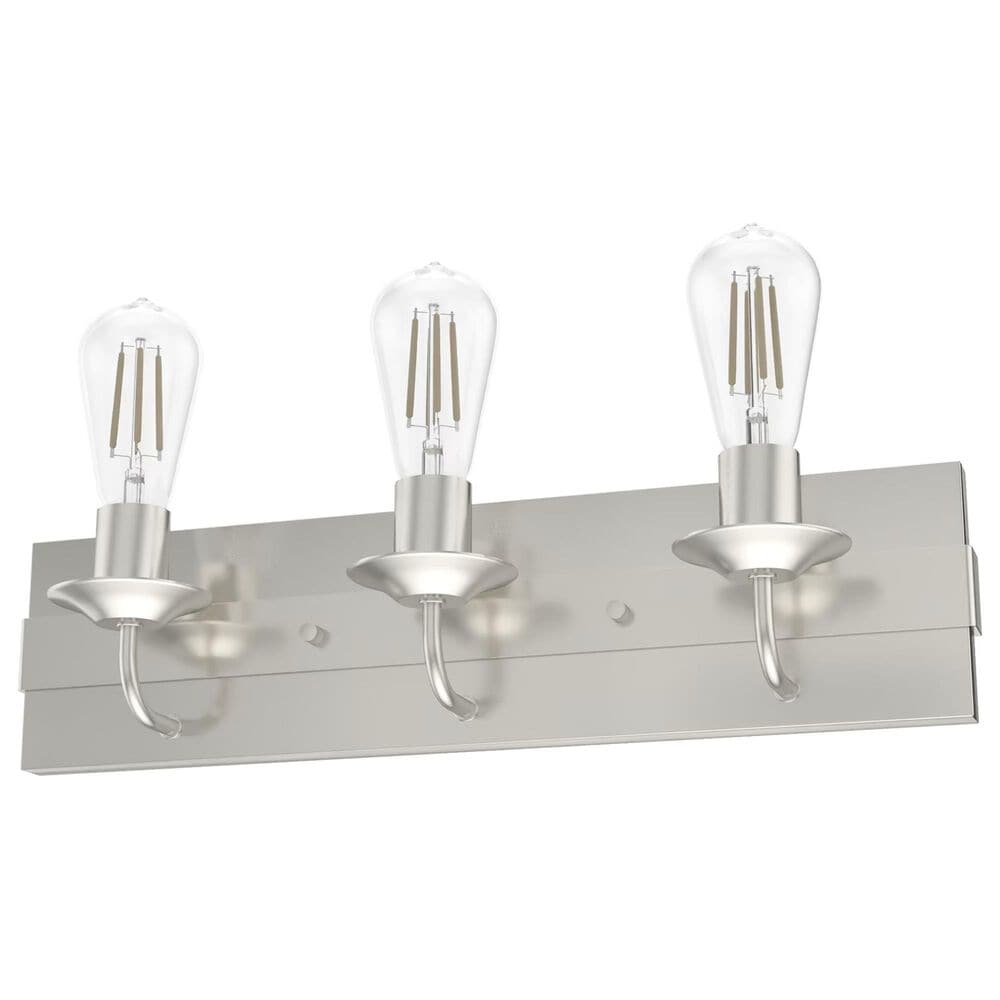 Hunter Perch Point 3-Light Vanity in Brushed Nickel, , large