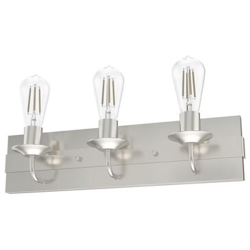 Hunter Perch Point 3-Light Vanity in Brushed Nickel, , large