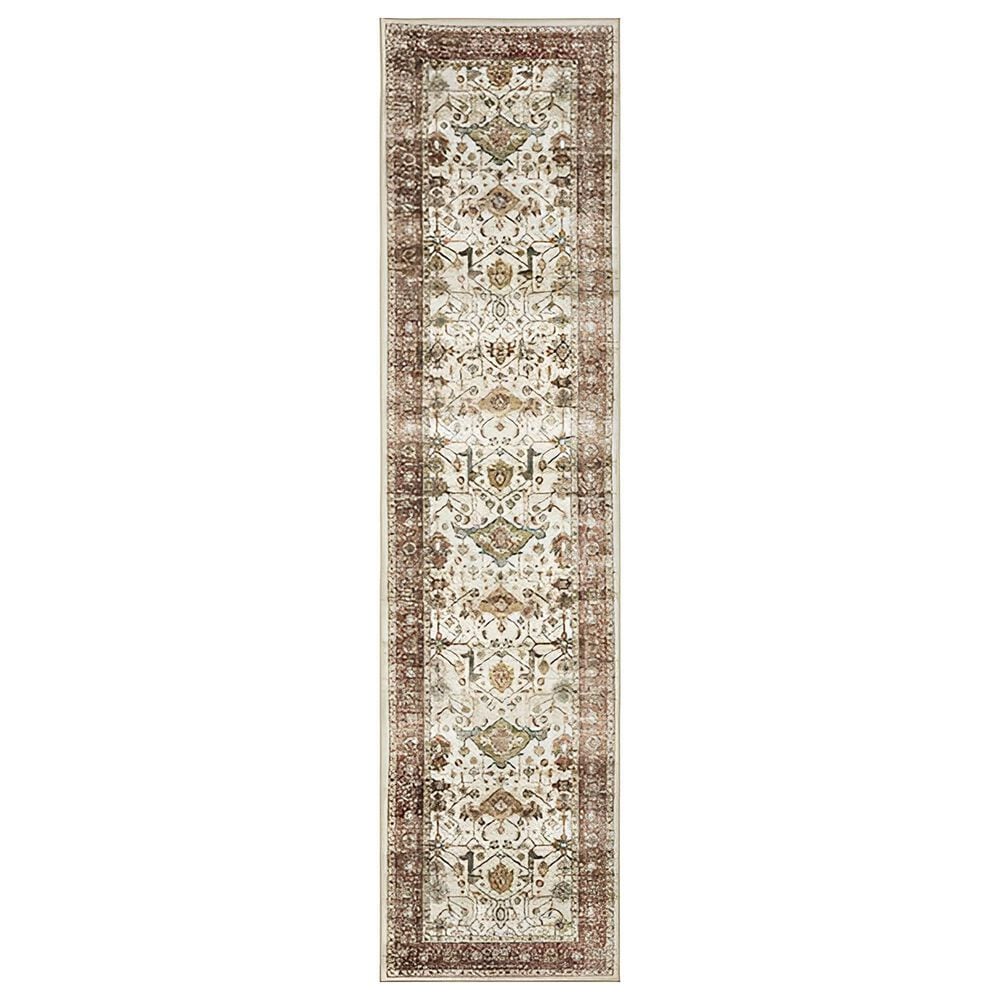 Oriental Weavers Sumter 2" x 8" Ivory and Red Runner, , large