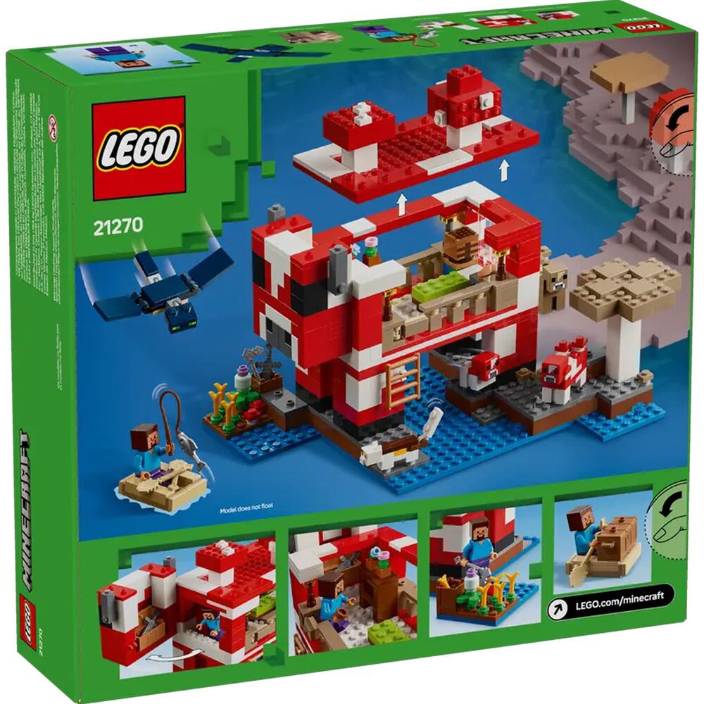 LEGO Minecraft The Mooshroom House, , large