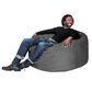 Jaxx 4" Round Bean Bag with Removable Cover in Charcoal, , large