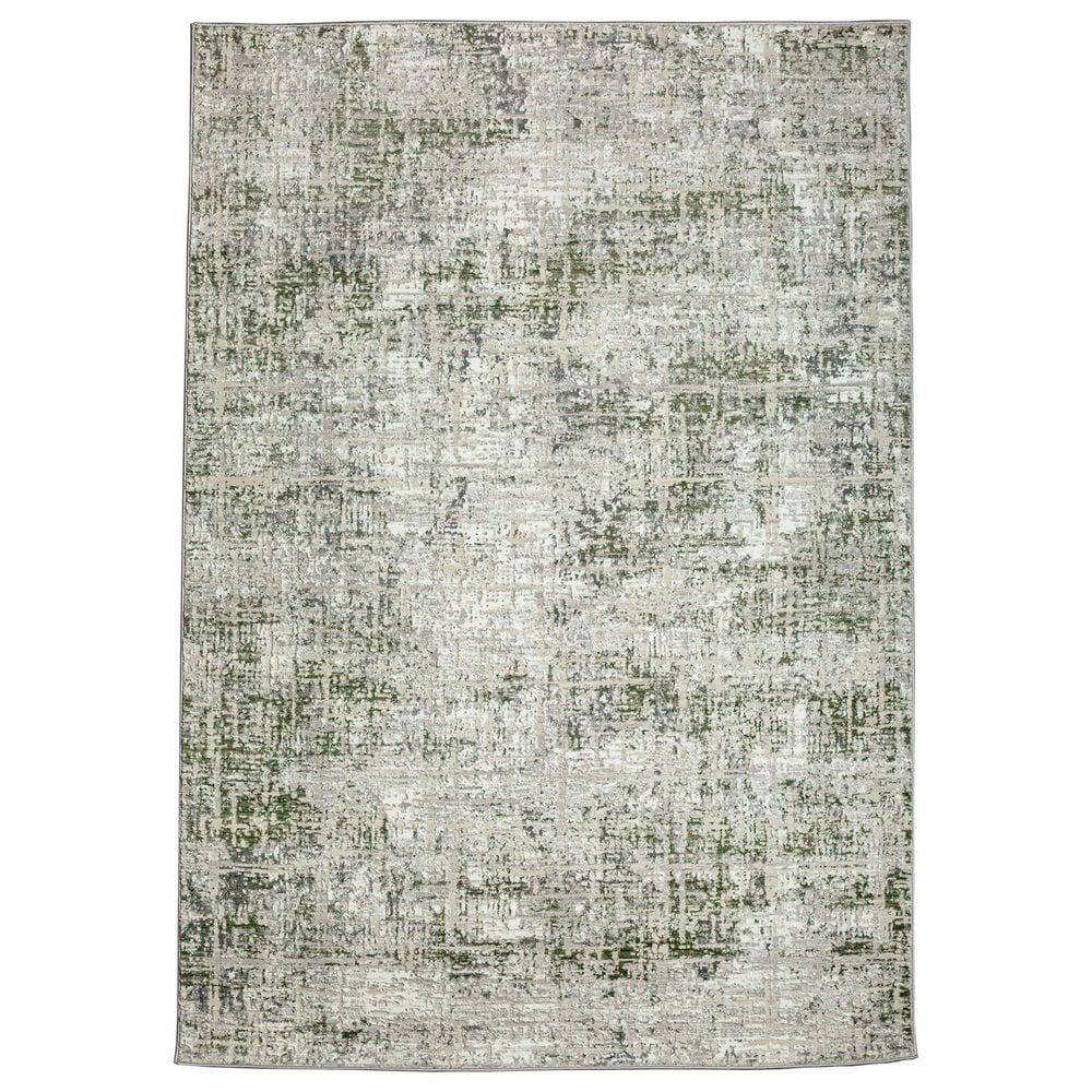Radici USA Livigno Abstract 3"3" x 4"11" Green Area Rug, , large