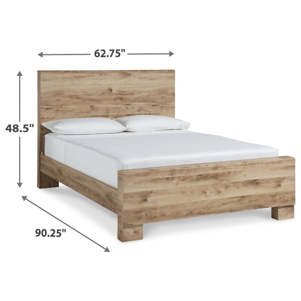 Ashley Hyanna Queen Panel Bed in Golden, , large